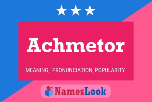 ملصق اسم Achmetor