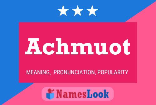 ملصق اسم Achmuot