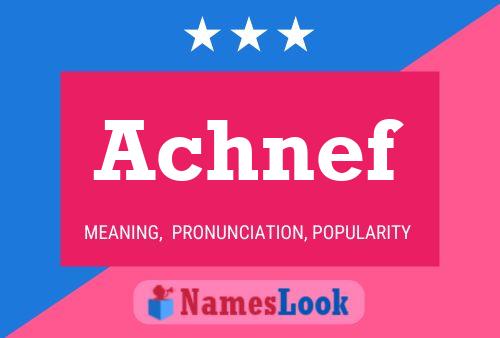 ملصق اسم Achnef