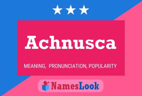 ملصق اسم Achnusca