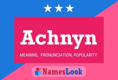 ملصق اسم Achnyn