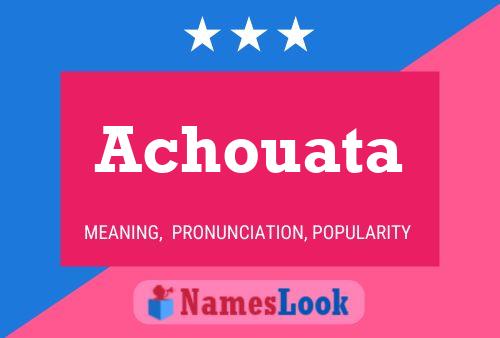 ملصق اسم Achouata