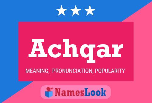 ملصق اسم Achqar