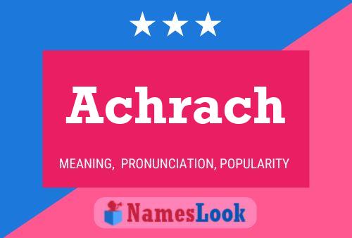 ملصق اسم Achrach