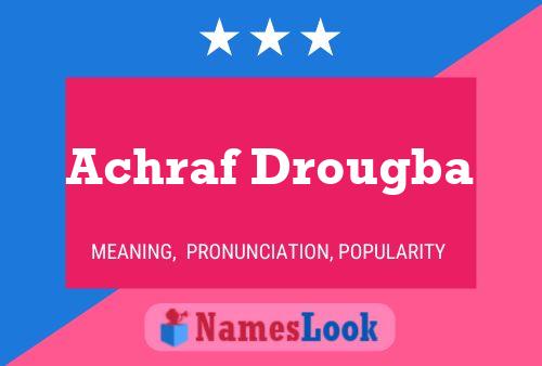 ملصق اسم Achraf Drougba