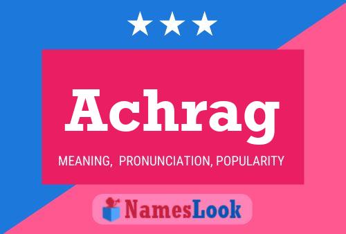 ملصق اسم Achrag