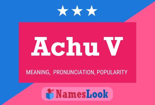 ملصق اسم Achu V