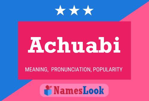 ملصق اسم Achuabi