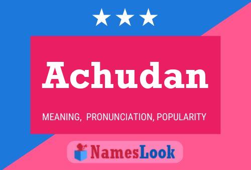 ملصق اسم Achudan