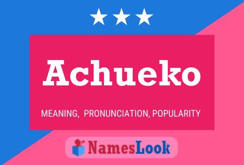 ملصق اسم Achueko