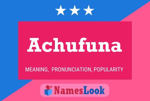 ملصق اسم Achufuna