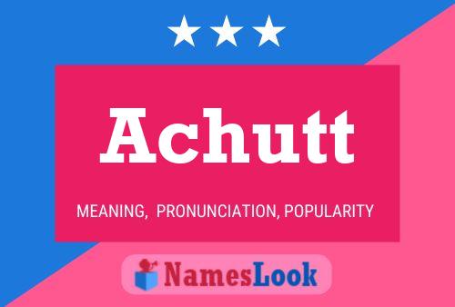 ملصق اسم Achutt