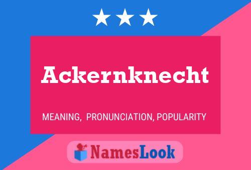 ملصق اسم Ackernknecht