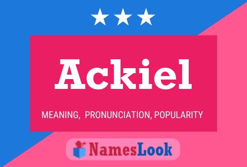 ملصق اسم Ackiel