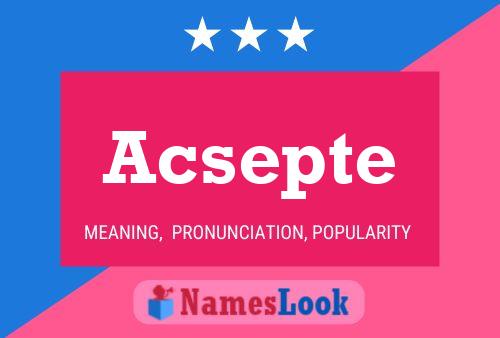 ملصق اسم Acsepte