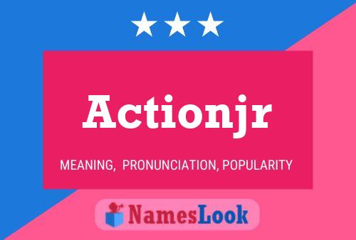 ملصق اسم Actionjr