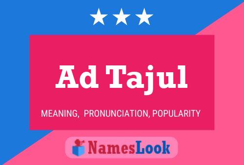 ملصق اسم Ad Tajul