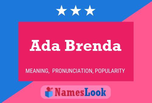 ملصق اسم Ada Brenda