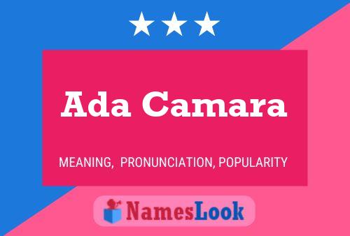 ملصق اسم Ada Camara