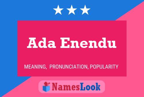 ملصق اسم Ada Enendu