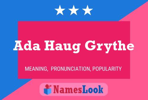 ملصق اسم Ada Haug Grythe