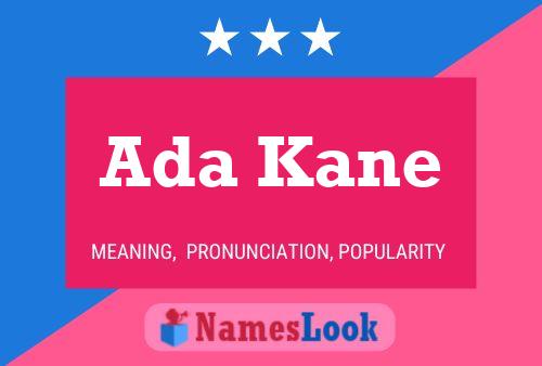 ملصق اسم Ada Kane