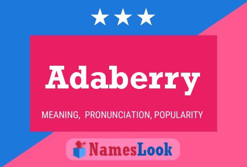 ملصق اسم Adaberry