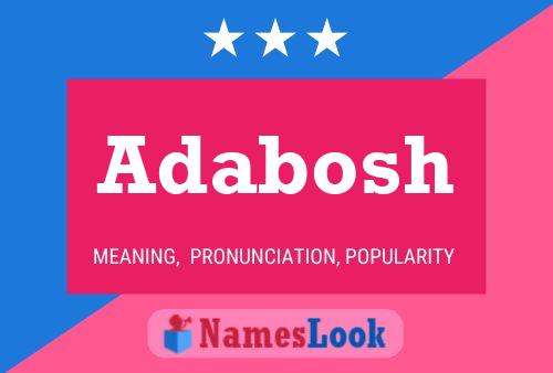 ملصق اسم Adabosh