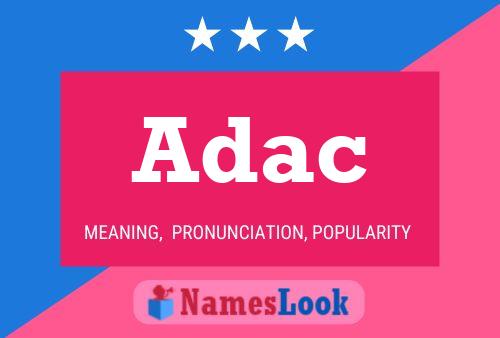 ملصق اسم Adac