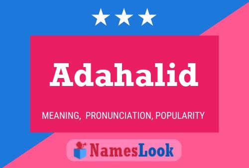 ملصق اسم Adahalid