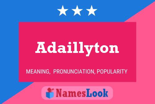 ملصق اسم Adaillyton