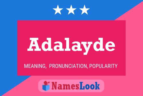 ملصق اسم Adalayde