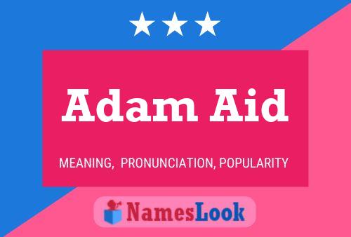 ملصق اسم Adam Aid