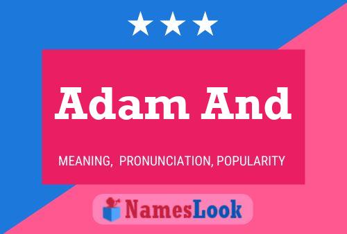 ملصق اسم Adam And