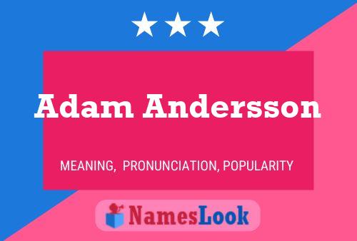 ملصق اسم Adam Andersson