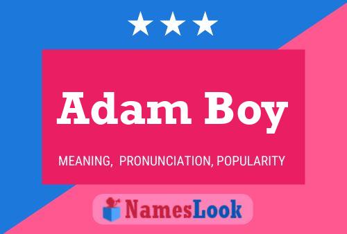 ملصق اسم Adam Boy