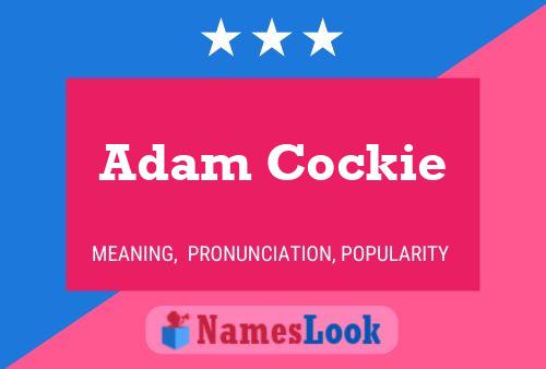 ملصق اسم Adam Cockie