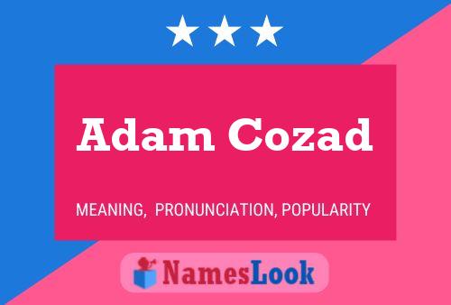 ملصق اسم Adam Cozad