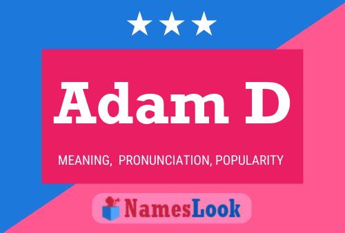 ملصق اسم Adam D