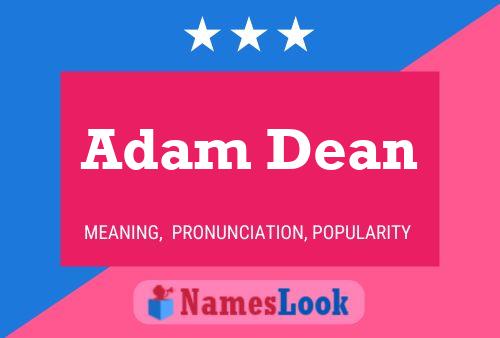 ملصق اسم Adam Dean