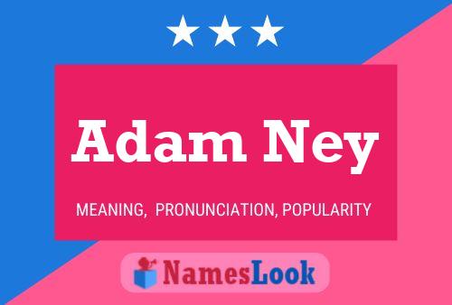 ملصق اسم Adam Ney