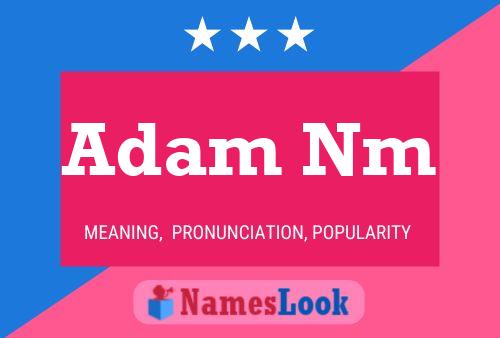 ملصق اسم Adam Nm