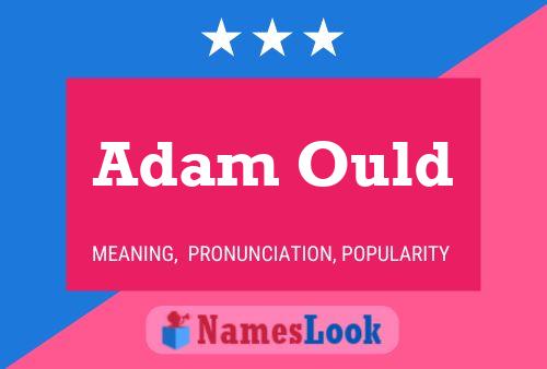 ملصق اسم Adam Ould