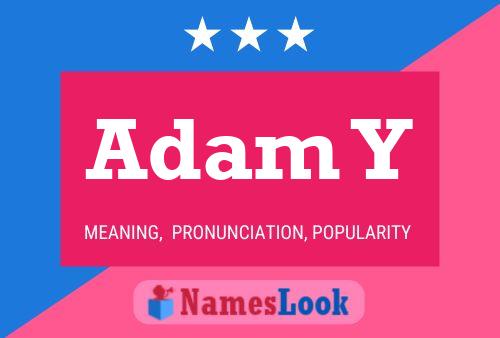 ملصق اسم Adam Y