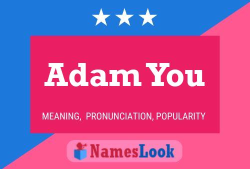 ملصق اسم Adam You