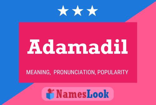 ملصق اسم Adamadil