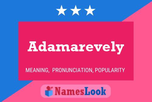 ملصق اسم Adamarevely