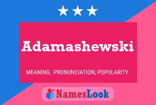 ملصق اسم Adamashewski