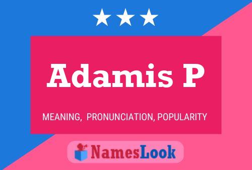 ملصق اسم Adamis P