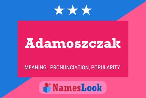 ملصق اسم Adamoszczak